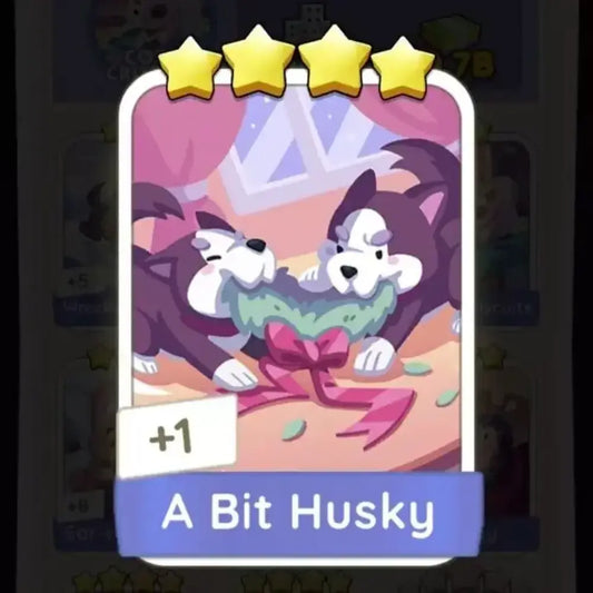 A Bit Husky Monopoly Go Sticker For Sale | Cheap and Fast Delivery