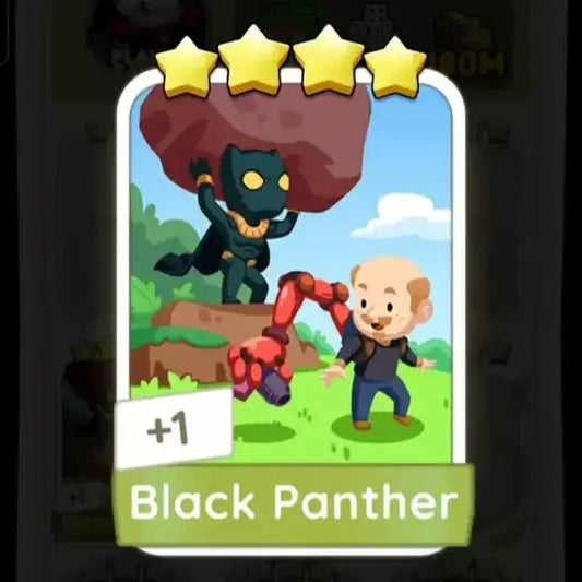 Black Panther Monopoly Go Sticker For Sale | Cheap and Fast Delivery