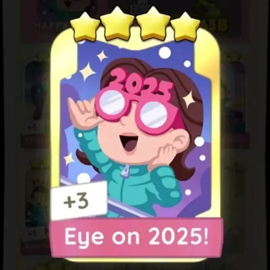 Eye On 2025 Monopoly Go Golden Blitz Sticker For Sale