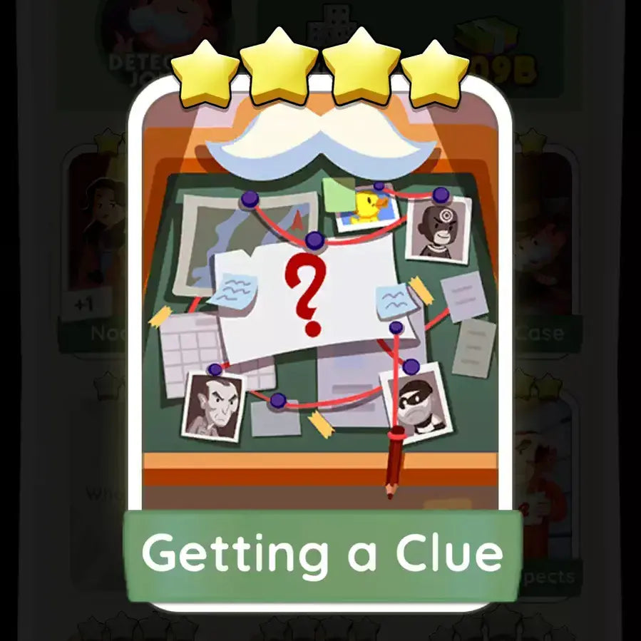 Getting a Clue Monopoly Go Sticker For Sale | Cheap and Fast Delivery