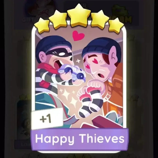 Happy Thieves Monopoly Go Sticker For Sale | Cheap and Fast Delivery