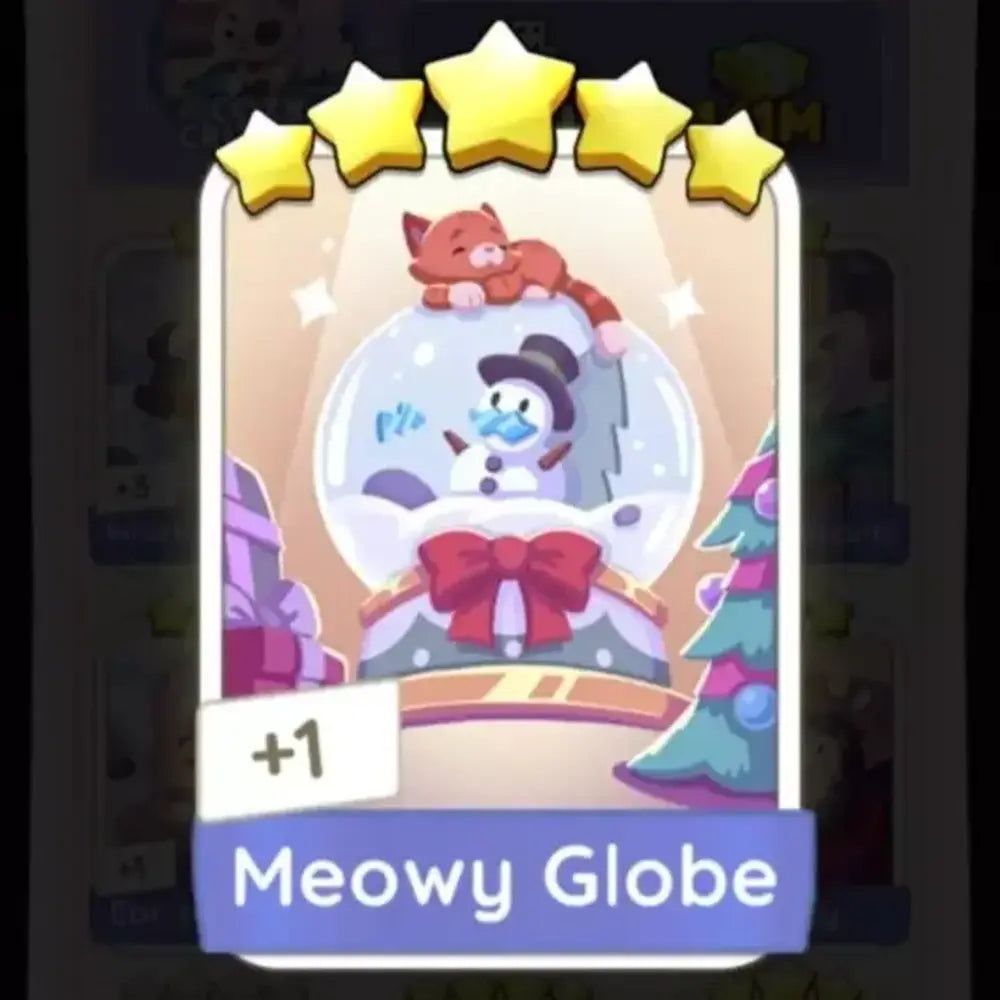 Meowy Globe Monopoly Go Sticker For Sale | Cheap and Fast Delivery