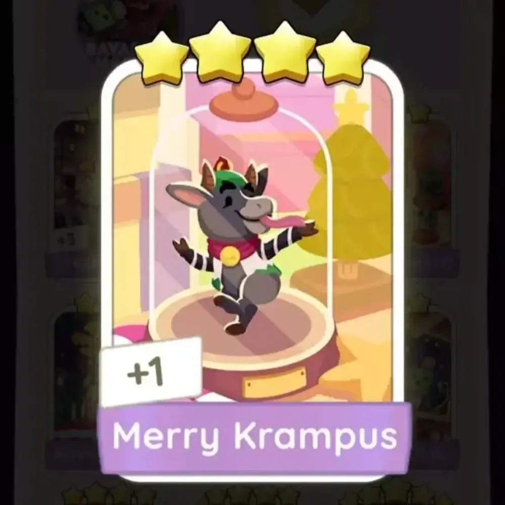 Merry Krampus Monopoly Go Sticker For Sale | Cheap and Fast Delivery