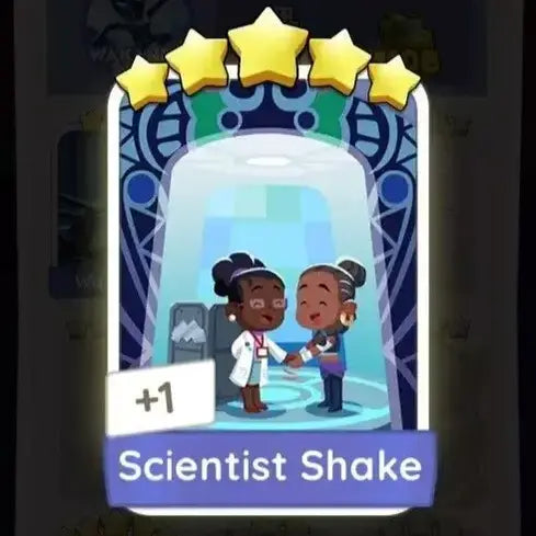 Scientist Shake Monopoly Go Sticker For Sale | Cheap and Fast Delivery