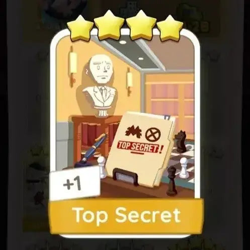 Top Secret Monopoly Go Sticker For Sale | Cheap and Fast Delivery