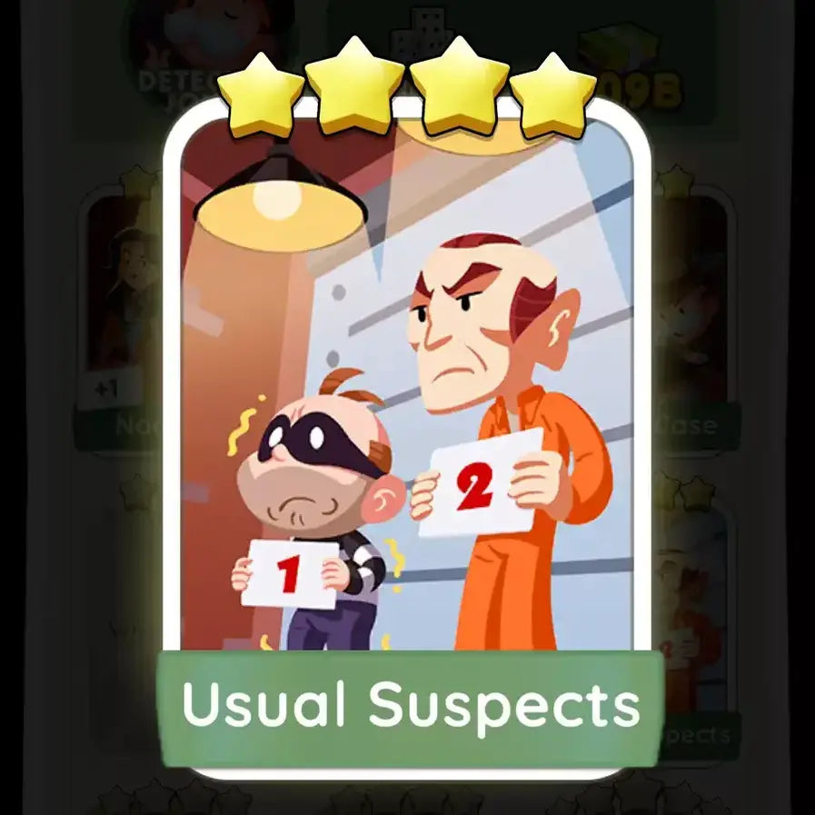 Usual Suspects Monopoly Go Sticker For Sale | Cheap and Fast Delivery