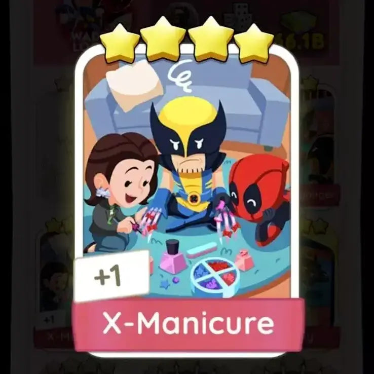 X-Manicure Monopoly Go Sticker For Sale | Cheap and Fast Delivery